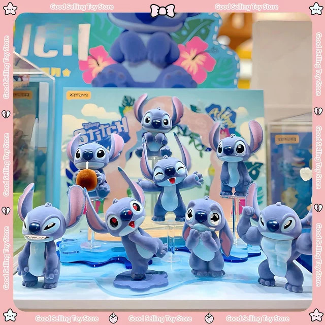 Bandai Disney Lilo & Stitch Stich Figur, Blind Box, Beflockung, Einzelfigur - Bild 1
