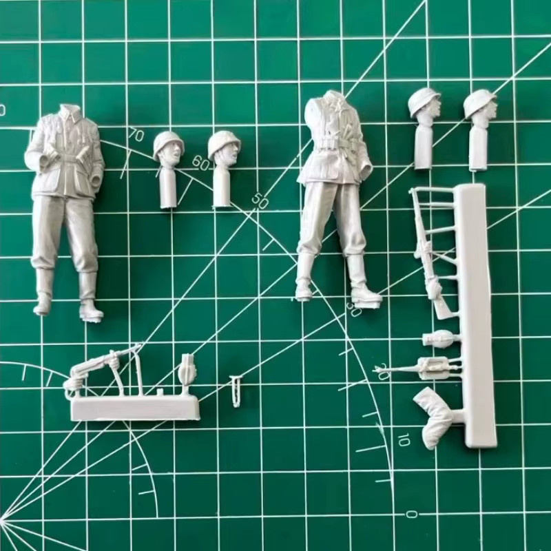 JIJIE Deutsches Infanterie-Set, Modellbausatz, Maßstab 1:35, 2-teiliges Set - Bild 2