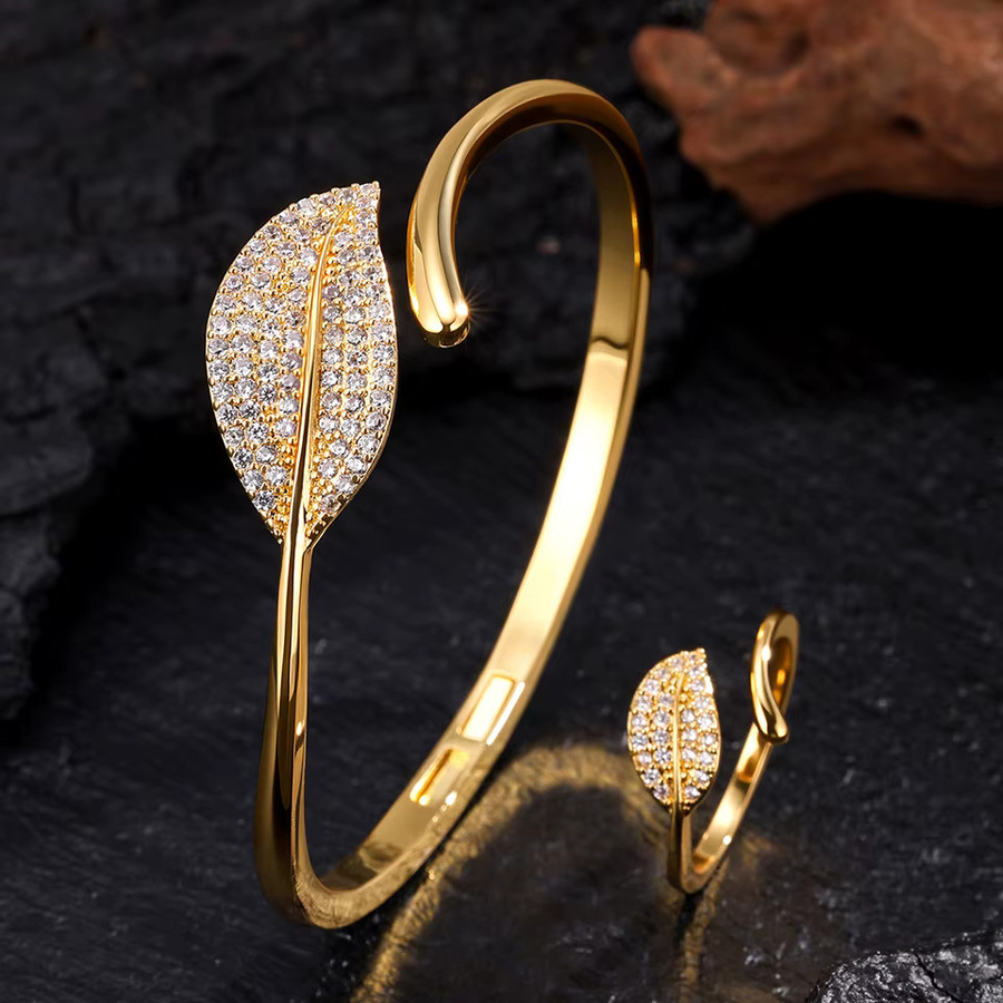 ZAKOL Schmuckset, Armband-Ring, Gold, Zirkonia - Bild 2