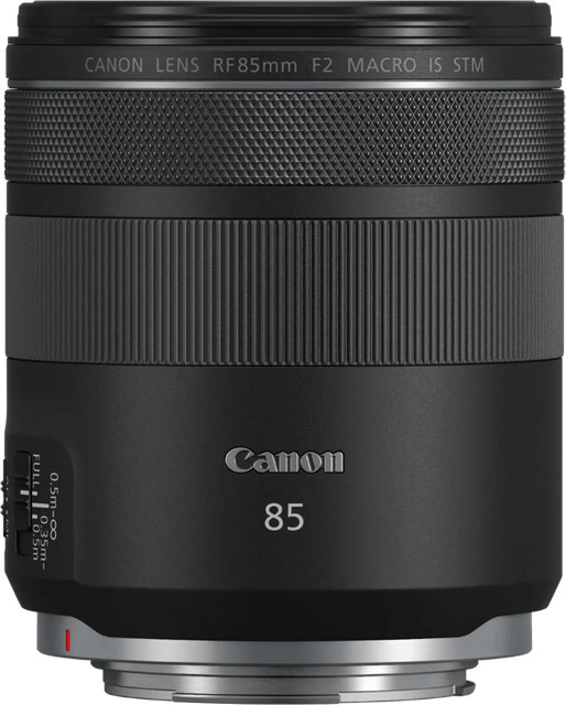 Canon RF 85mm f/2 Makro IS STM Vollformat Objektiv in Schwarz - Bild 1