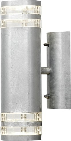 Konstsmide Wandleuchte MODENA in Silber, dimmbar, Up-Down-Beleuchtung für Garten und Außenbereich - Bild 1