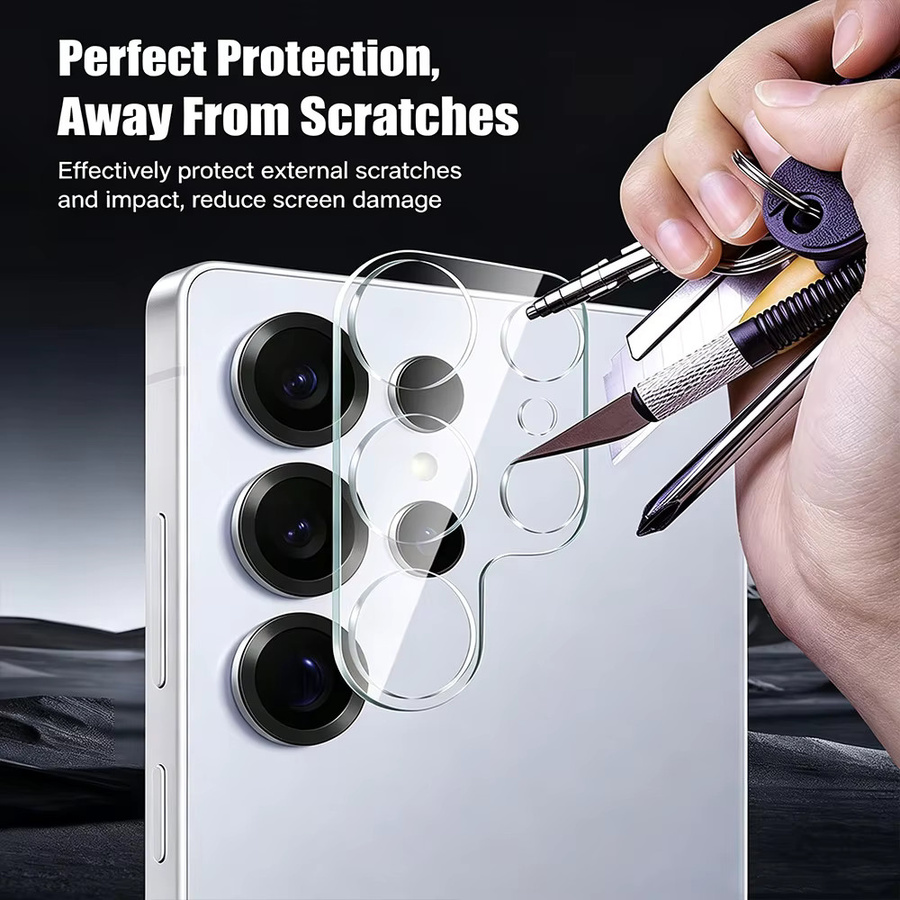 NNBILI 2 Stück HD-Kameraobjektiv-Schutzfolie in Transparent für Samsung Galaxy S26 S25 S24 S23 S22 S21 Ultra A06 A16 A26 A36 A56 und Z Fold 7 Serie - Bild 4
