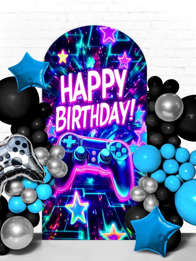 KAYOU Gaming Gamepad Geburtstag Banner zur Party Dekoration für Jungen - Bild 2