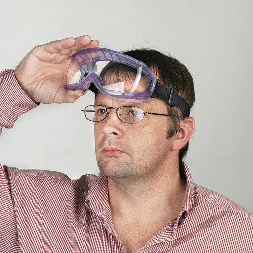 Connex Vollsicht-Schutzbrille Profi aus Kunststoff in Transparent/Klar nach EN 166 - Bild 2