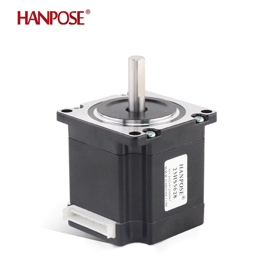 HANPOSE Schrittmotor NEMA23 23HS5628 in Schwarz mit 4 Drähten und 2,8A für CNC, Laser und Schneidemaschinen - Bild 2