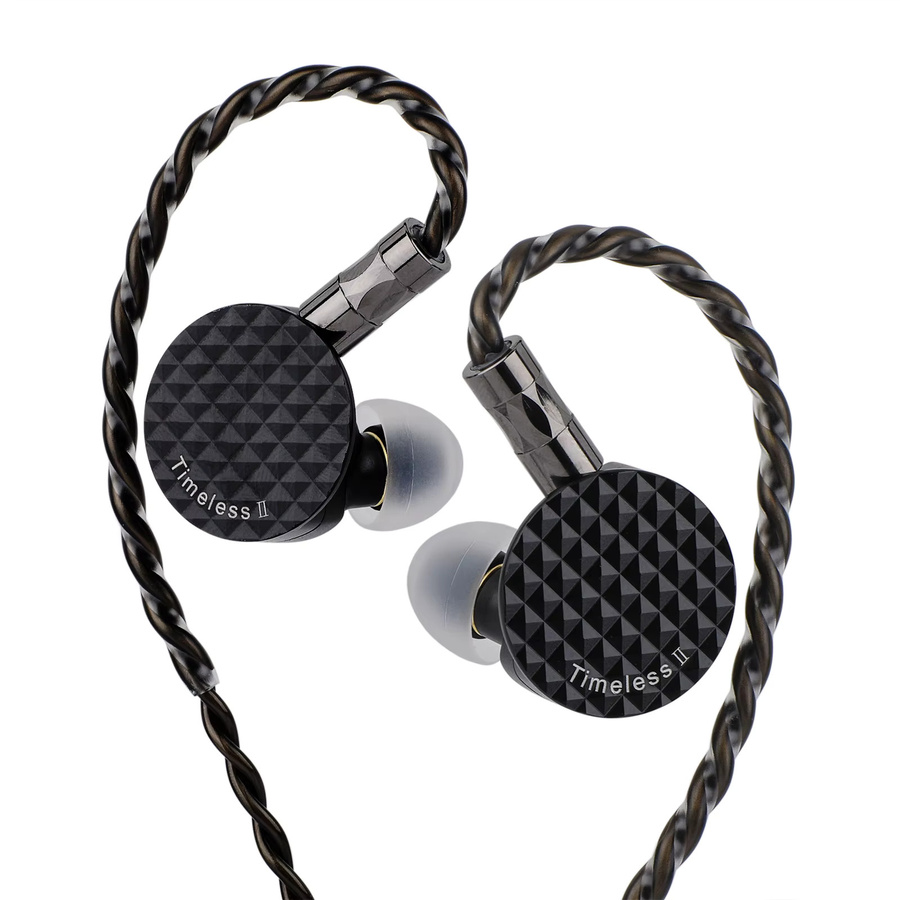 7 Hz Timeless II In-Ear Monitor HiFi Kopfhörer mit 14,5 mm planaren magnetischen Treibern und abstimmbarer Düse in Schwarz - Bild 2