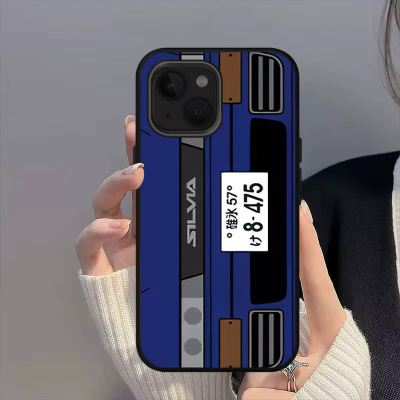 Remazy Japan Classic JDM AE86 License Plate Soft Cover Handyhülle für iPhone 17 16 15 14 13 12 11 Pro Max Mini X XS XR 7 8 Plus SE - Bild 2