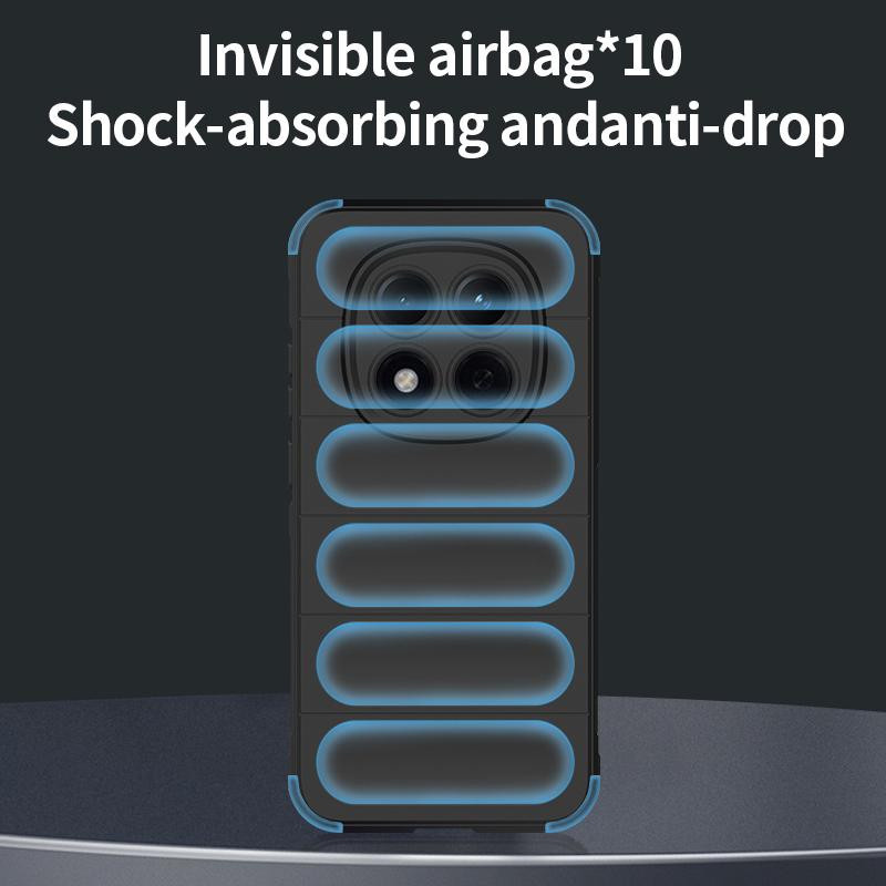 Stoßfeste Silikon Schutzhülle für Xiaomi Poco M8 Pro in Schwarz - Bild 3
