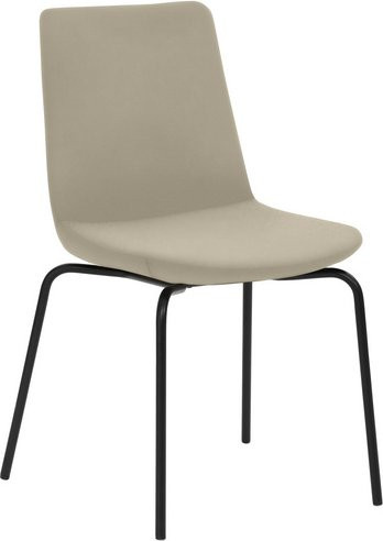 Mayer Sitzmöbel Stuhl 2008 aus Stahl und Stoff in Braun, B/H/T: 48 x 87 x 54 cm - Bild 1