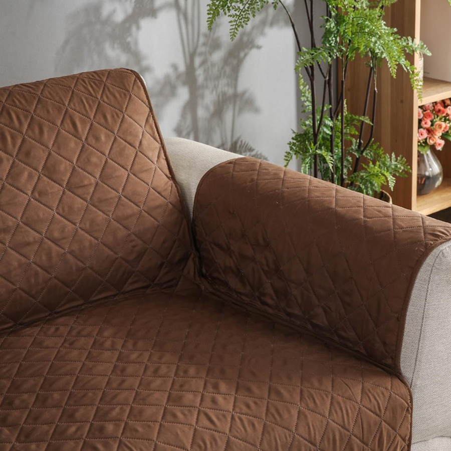 BRHUIXUE Sofa Schonbezug für 1-Sitzer, Anti-Rutsch Kissenbezug aus Polyester, Farbe: Rot, B x L: 55 x 196 cm - Bild 2