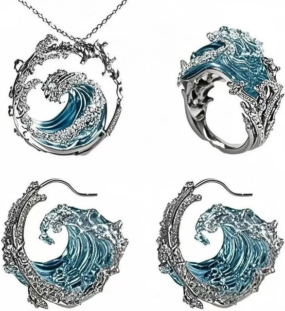 Discover Intime Schmuck-Set, Ringe, Ohrringe, Anhänger, Halsketten, Damen - Bild 1