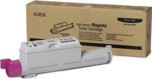 Xerox Phaser 6360 Original Tonerpatrone Magenta mit hoher Kapazität für Phaser 6360DA 6360DB 6360DN 6360DT 6360DX 6360N 106R01219 - Bild 1
