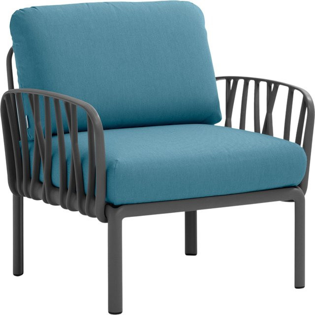Nardi Komodo Sessel in Blau für den Garten - Bild 1