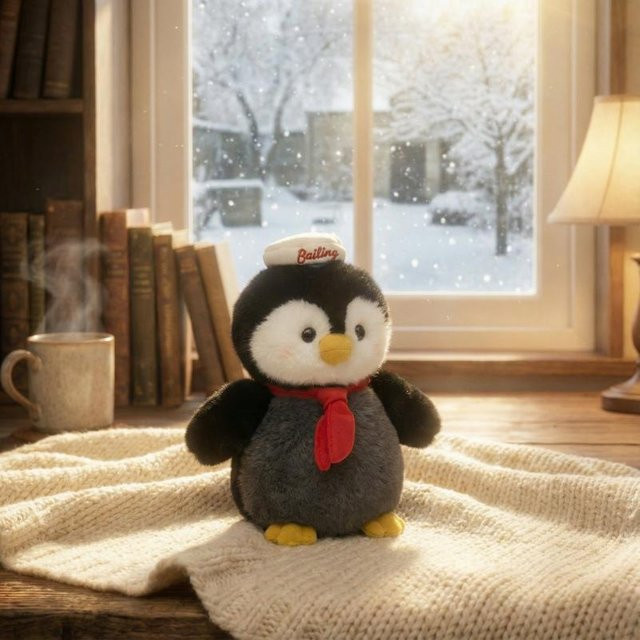 Linyi toy Pinguin Plüschtier, Verkleidungs-Pinguin, Bunt / Mehrfarbig - Bild 1