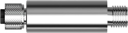 Jumo Kabelmessumformer für Pt1000 Temperaturfühler aus Edelstahl in Silber, 4 bis 20mA, 00725430 - Bild 1