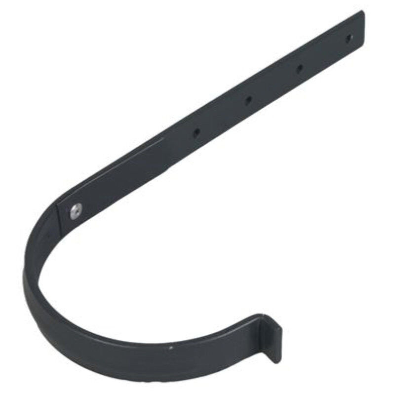 Universal Rinnenhalter aus Stahl für Stahl-Dachrinnensysteme 125 mm von Friedrich von Lien AG in Anthrazit oder Braun - Bild 1