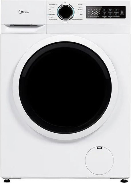 Midea Waschmaschine Frontlader weiß mit 10 kg Waschkapazität und Aquastop - Bild 1