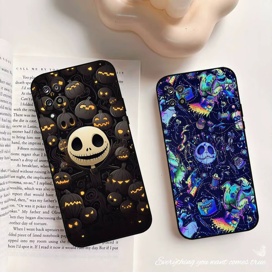 N-Nightmare B-Before-C-Christmas Soft Cover Handyhülle für Samsung Galaxy S21 S22 S23 S24 Ultra S25 Ultra S26 A52 in Multicolour - Bild 2