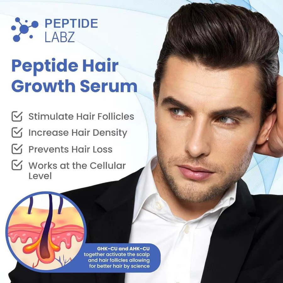 PEPTIDE LABZ Haarwuchsserum, 30 ml, Unisex - Bild 4
