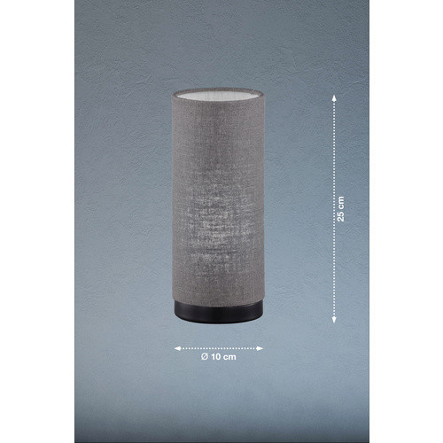 Fischer & Honsel Tischleuchte Thor in Schwarz mit E14 Fassung, Höhe: 25 cm - Bild 2