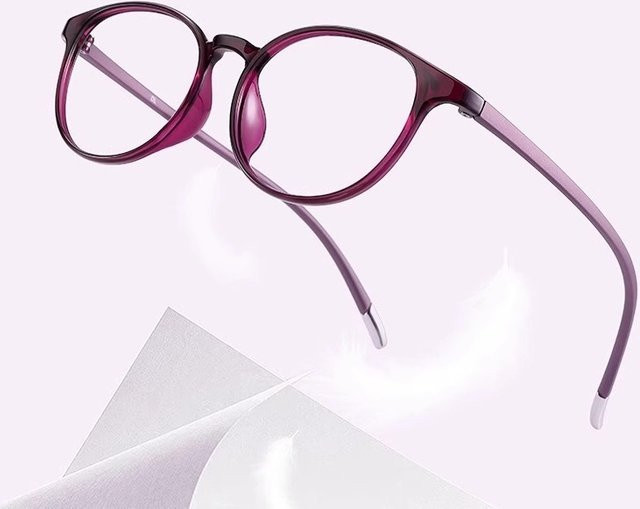 Dreamtop Lesebrille, Vollrand, Kunststoff, lila, Damen, Anti-Blau-Licht - Bild 1