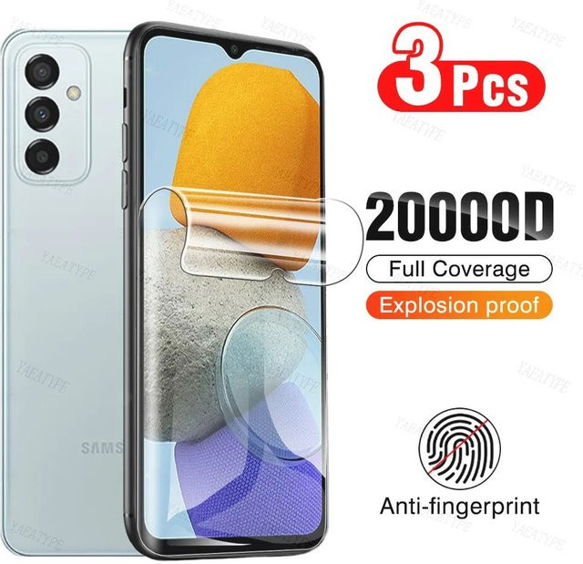 3er-Pack Hydrogel-Displayschutzfolien für Samsung Galaxy S25 S24 S23 S22 S21 Ultra Plus FE A56 A55 A54 A36 A35 A16 A15 5G, transparent - Bild 1