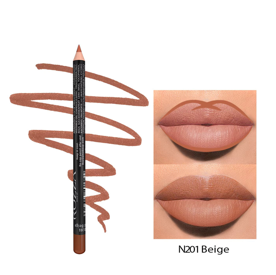 Lip Liner Set, Nude, Matt, 14 Teile - Bild 2