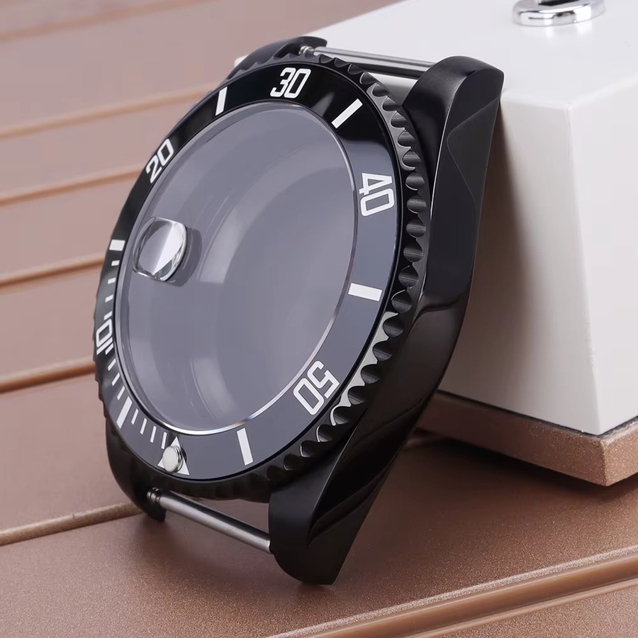 Taucheruhrengehäuse Schwarz, 40 mm, Herren, Saphirglas - Bild 2