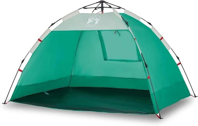 Furnicato Strandzelt in Meergrün mit Quick Release System, B/T/H: 207 x 148 x 127 cm - Bild 1