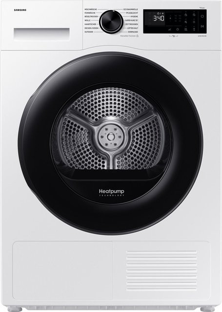 Samsung Wärmepumpentrockner DV9EDG52A0AEEG in Weiß mit App-Steuerung und Dampfprogrammen - Bild 1