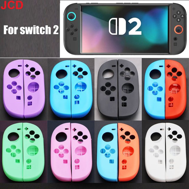 JCD Silikon Soft Case Hand Grip Schutzhülle für Nintendo Switch 2 Joy-Con Controller in Blau oder Orange - Bild 1