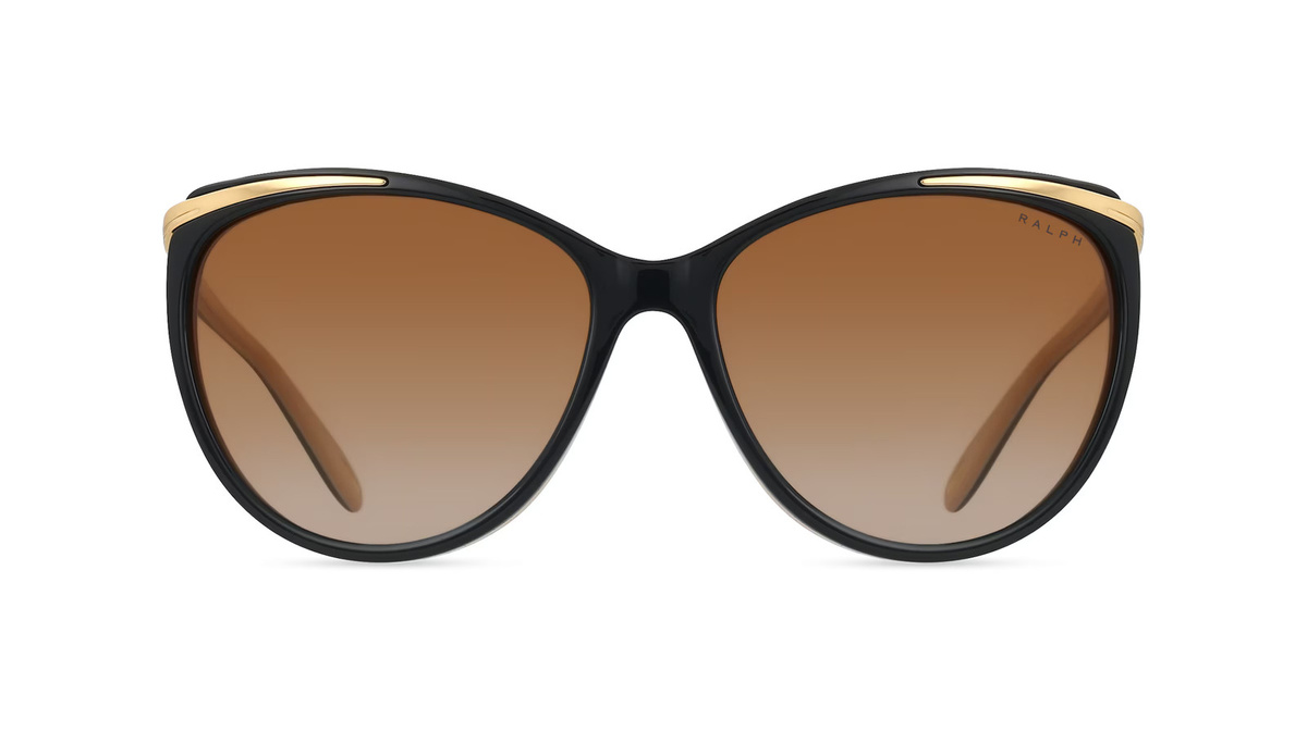 Ralph Lauren RA5150 Sonnenbrille, Vollrand, Cat Eye, Acetat, Damen, schwarz - Bild 1