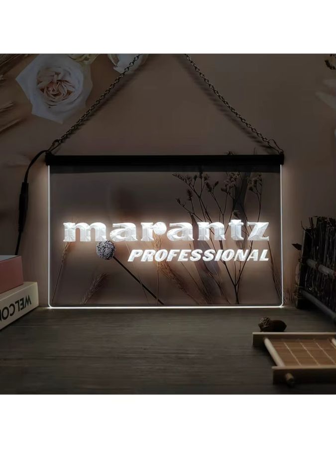 Marantz Professional Audio LED Neon Schild Theater-3D Wanddekoration in Orange Multicolor - Bild 2