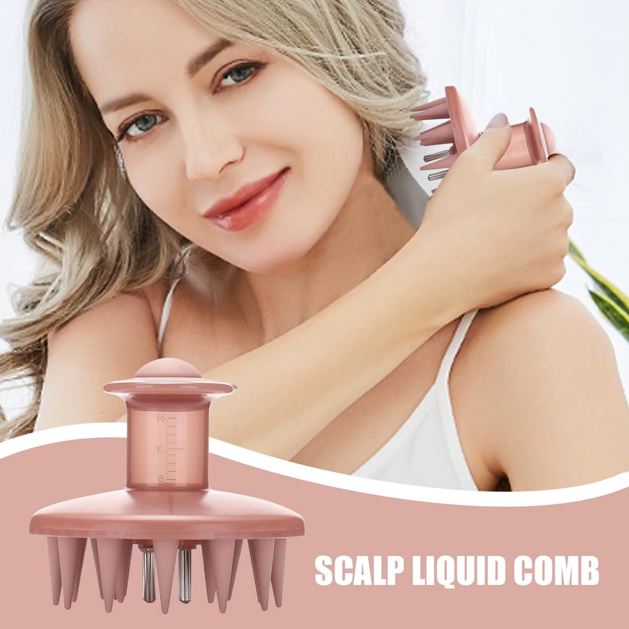 Kopfhautapplikator mit Massagewurzelkamm, Unisex - Bild 3