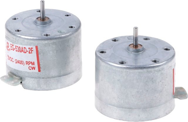 Mabuchi EG-530AD-2F Audiomotor DC 12 V Spillmotor in Silber für Banddecks als Ersatzteil und Reparatur-Zubehör - Bild 1