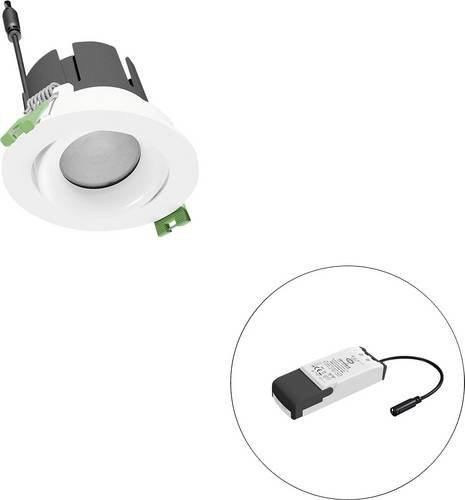 EVN LED-Einbaustrahler F10RXXXM0627L15P in Weiß, rund und verstellbar - Bild 1