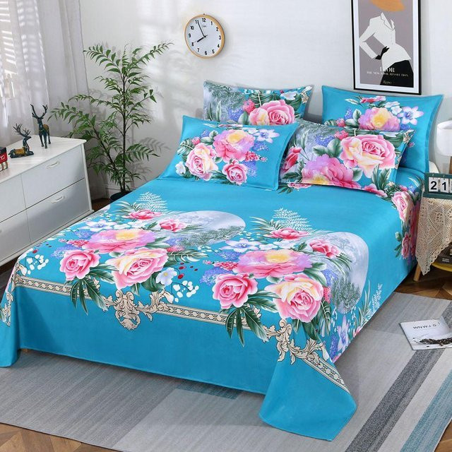L.RIDING PULO Flanell-Bettlaken aus Polyester, allergikerfreundlich und für alle Jahreszeiten geeignet, B/L: 120 x 230 cm - Bild 1