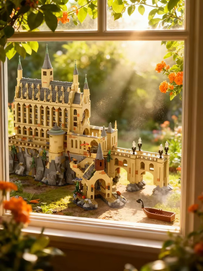 LEGO Harry Potter Magisches Hogwarts-Schloss Große Halle und Bootshaus, Modell, 3.123 Teile - Bild 2