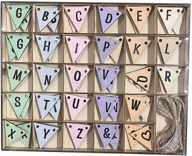 Binchi Montessori Holztablett Box, Lernspielzeug, Abc Alphabet Buchstaben Rechtschreibkarten - Bild 1
