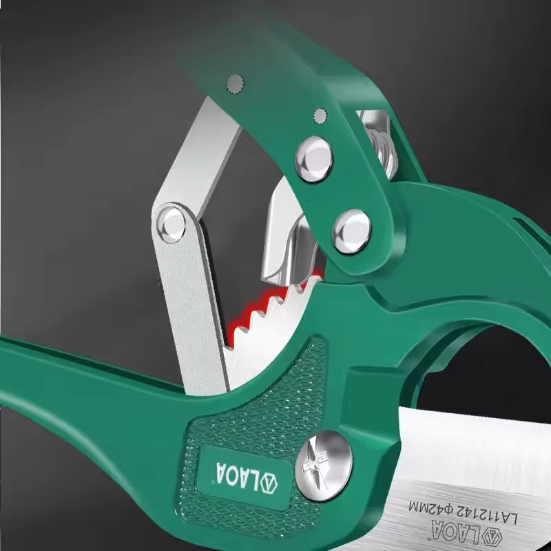 LAOA Rohrschneider aus Aluminiumlegierung mit 42mm Schneide für PPR, PVC und CPVC, Ratschenschere mit 5CR13 Klinge - Bild 4