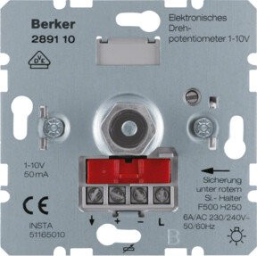 Berker Dimmer Potentiometer 289110 in Silber aus Metall - Bild 1