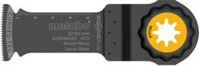 Metabo Starlock Plus Tauchsägeblatt für Holz aus HCS in Schwarz, Durchmesser: 32 mm, Breite: 60 mm - Bild 1