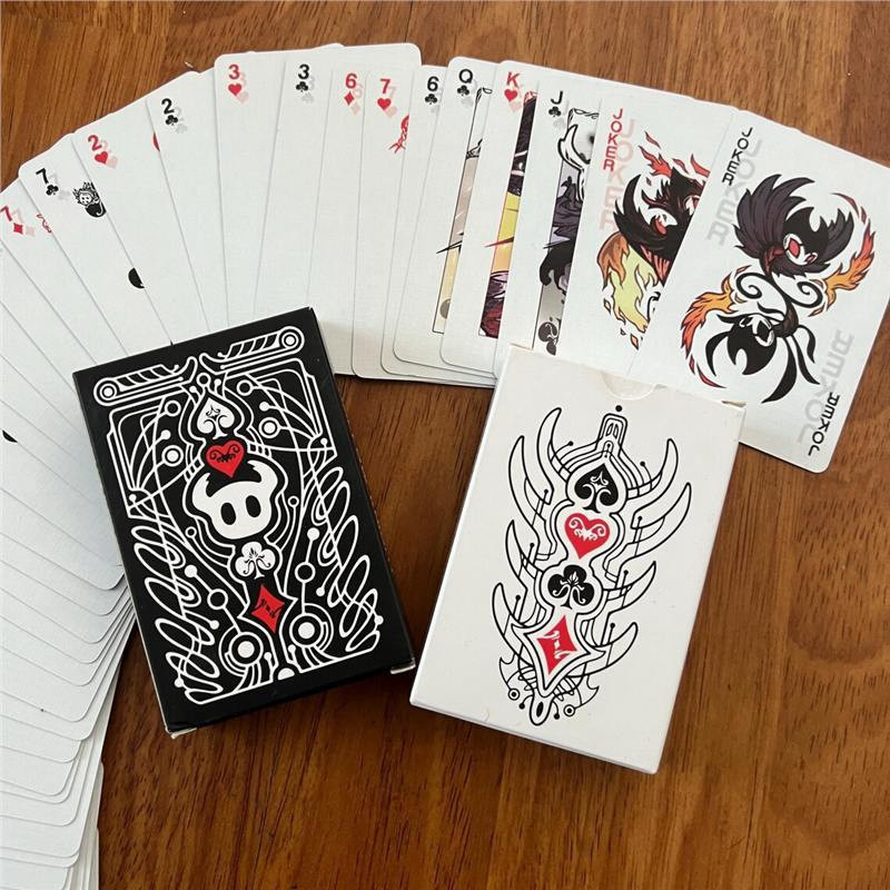 Yiran toy Hollow Knight Standard-Spielkartenset Schwarz & Weiß - Bild 3