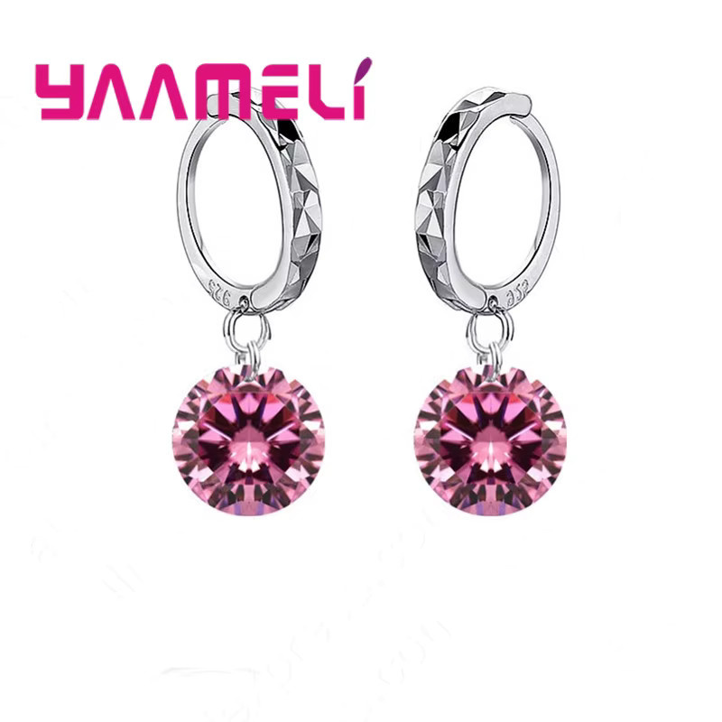YAAMELI Ohrringe, 925 Silber, kubischer Zirkon, Damen, Mädchen - Bild 2