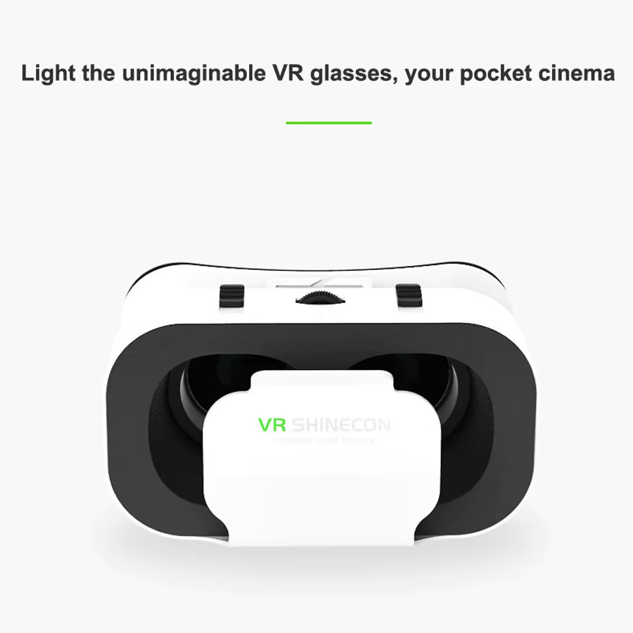 Shinecon Viar Virtual Reality Headset White – 3D Mobile VR-Brille für dein Smartphone - Bild 2