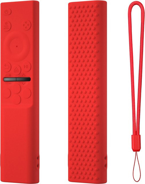 Silikon-Schutzhülle für Samsung Fernbedienungen BN59 Wrap Series 01393, 01388 und CU7000 in Rot - Bild 1