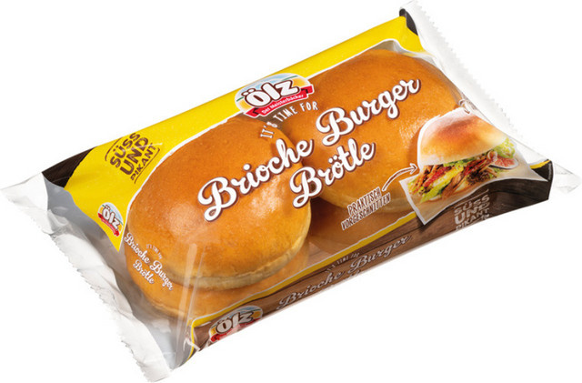Ölz Brioche Burger Brötle vorgeschnitten 200 g - Bild 1