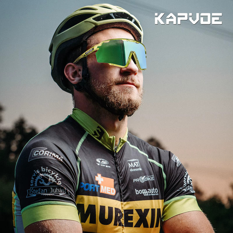 Kapvoe Sportsonnenbrille, Photochrome, Vollrand, Kunststoff - Bild 2
