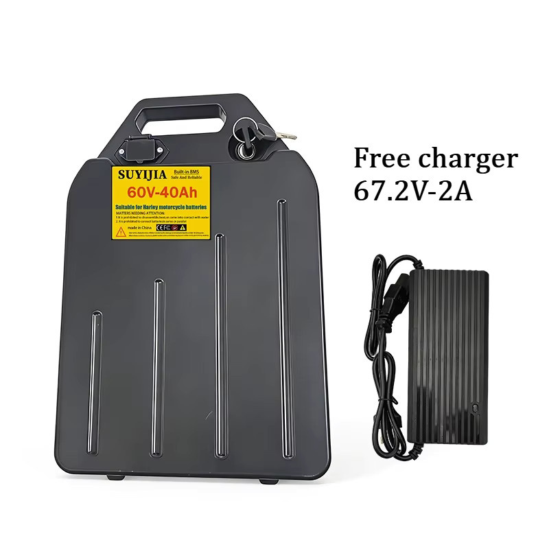 SUYIJIA Lithium-Batterie für Harley Citycoco 60V 30Ah-50Ah in Schwarz inklusive 67,2V-Ladegerät - Bild 5