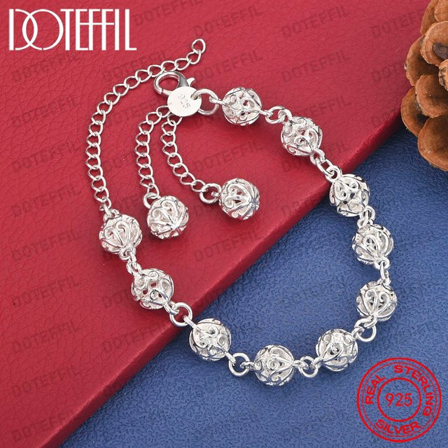 DOTEFFIL Perlenarmband, 925 Silber, Damen - Bild 1